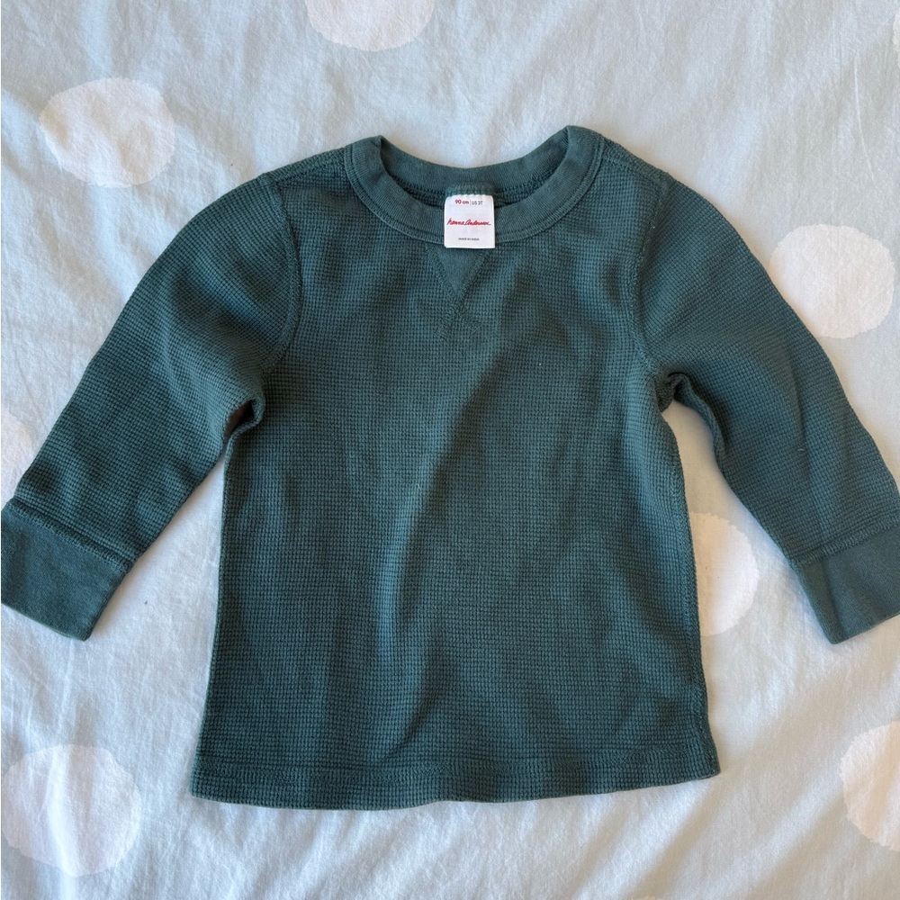 Hanna Andersson Forest Green Long Sleeve Tee